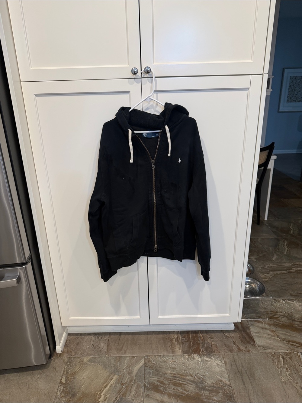 Polo by Ralph Lauren Black Full-Zip Hooded Sweatshirt